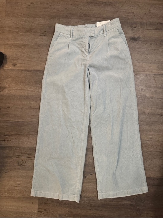 American Eagle Outfitters Pants - American Girl Light Blue Corduroy Wide Leg Trousers